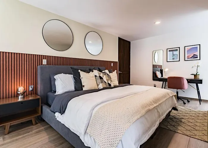 Apartment Stylish Polanco Stay, For Groups W/ Workspace