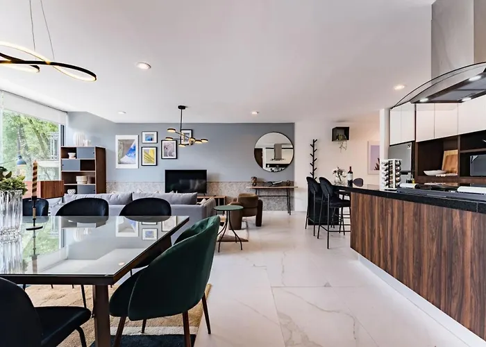 Apartment Stylish Polanco Stay, For Groups W/ Workspace